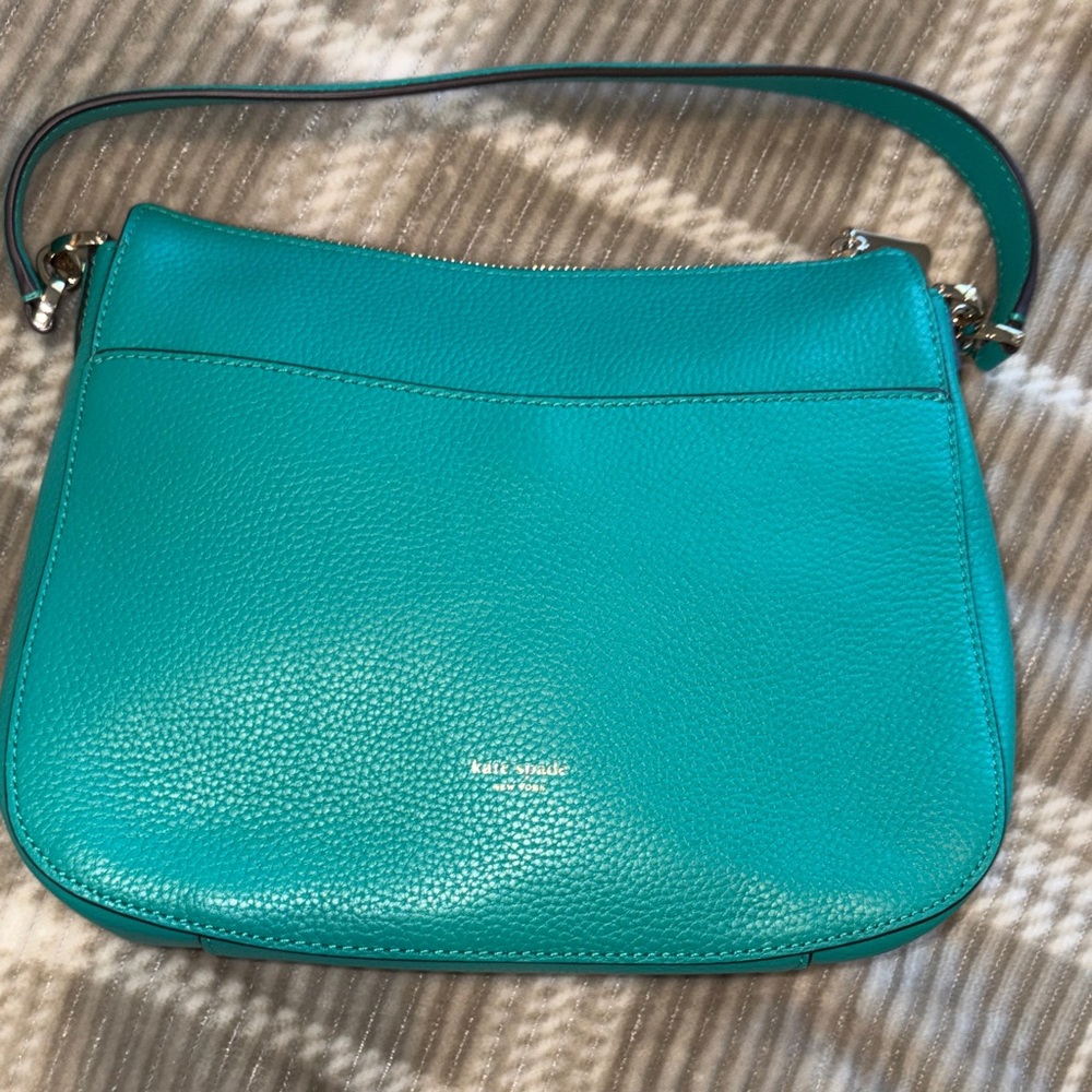 Kate Spade medium convertible flap shoulder bag - Fiji green - Picture 3 of 6